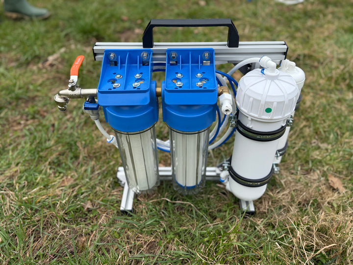 OSMEX Basic | Autark Handpumpe + Filterglocke