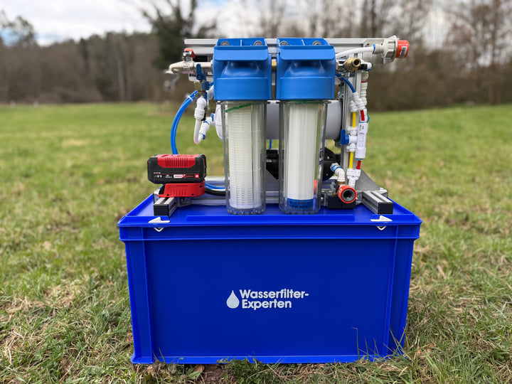 OSMEX Explorer | 12V Pumpe für Akku + Filterglocke + Eurobox
