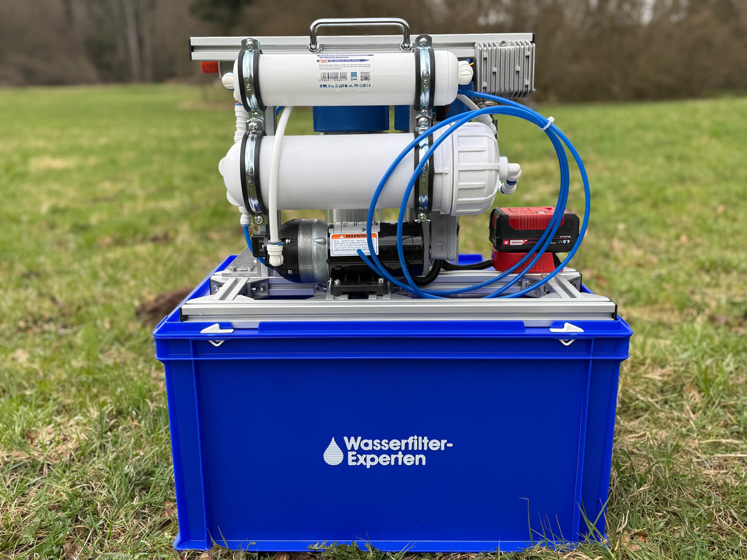 OSMEX Explorer | 12V Pumpe für Akku + Filterglocke + Eurobox