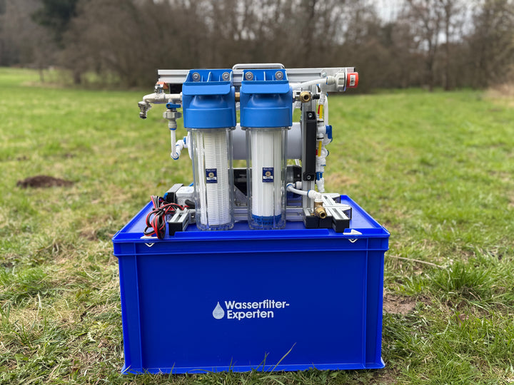 OSMEX Traveller | 12V Pumpe offene Enden + Filterglocke + Eurobox