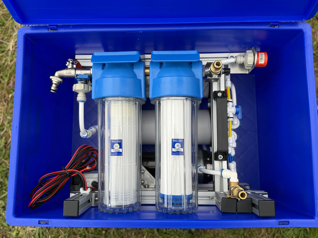 OSMEX Traveller | 12V Pumpe offene Enden + Filterglocke + Eurobox